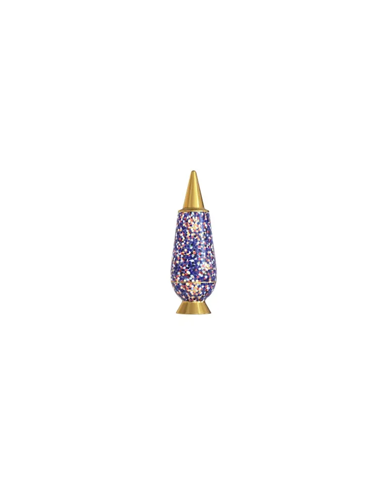 Alessi Vase Alessi 100 Values Collection - Bunt - Gold rein - Designer Alessandro Mendini 