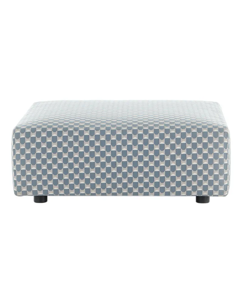 Kartell Outdoor-Hocker Plastics - Blau - Outdoor-Stoff - Designer Piero Lissoni 