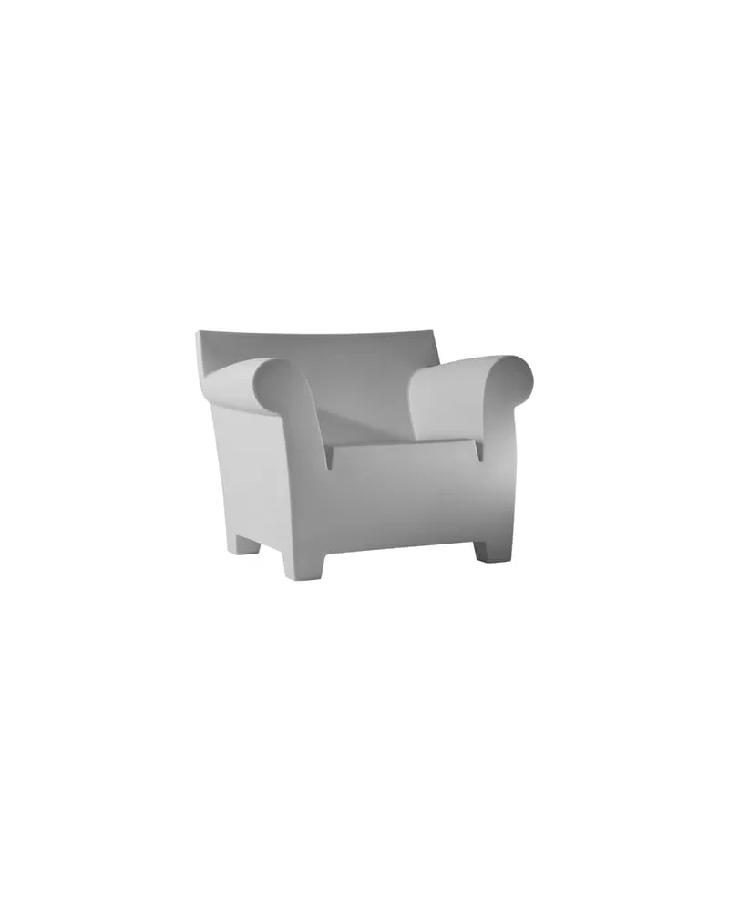 Kartell Sessel Bubble Club - Grau - Polypropylen - Designer Philippe Starck 