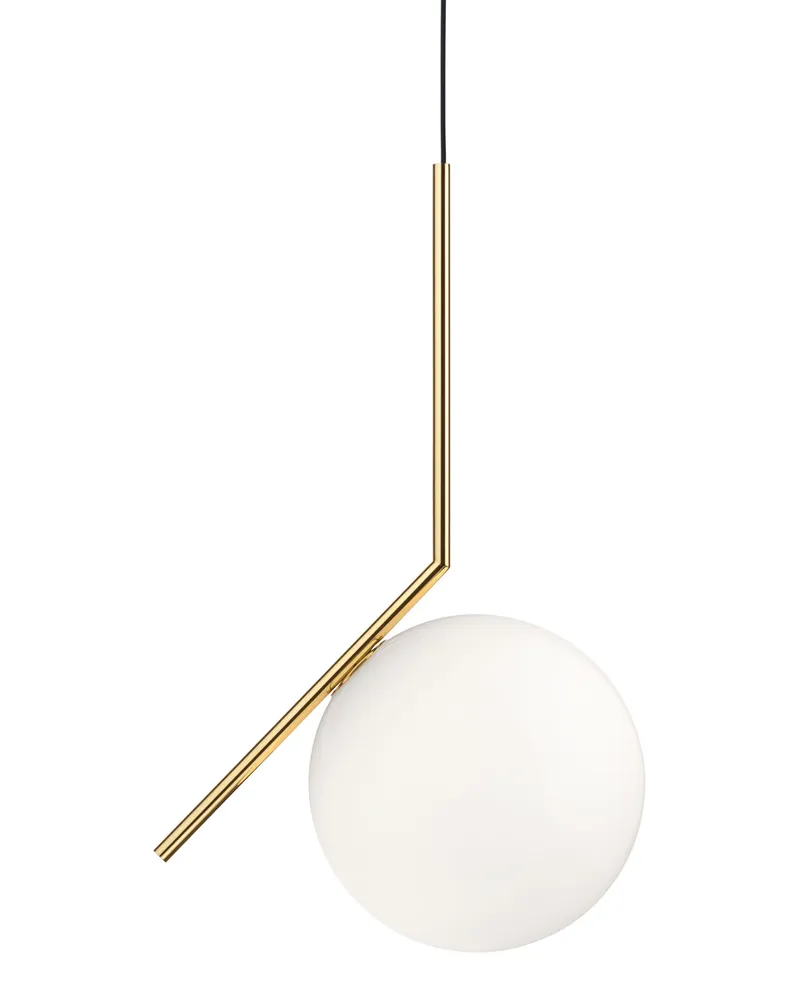 Flos Pendelleuchte IC - Gold - Stahl 24 Karat Gold Finish - Designer Michael Anastassiades 