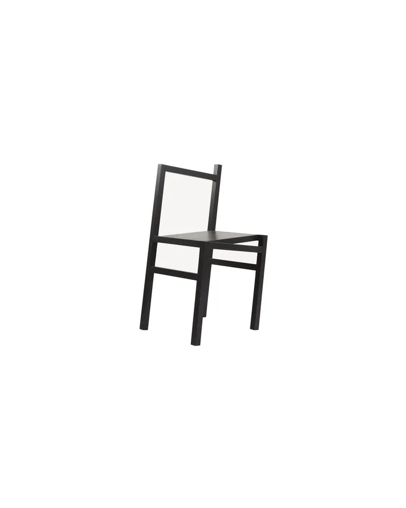 FRAMA Stuhl 9.5° - Schwarz - getönte Esche - Designer Rasmus B. Fex 