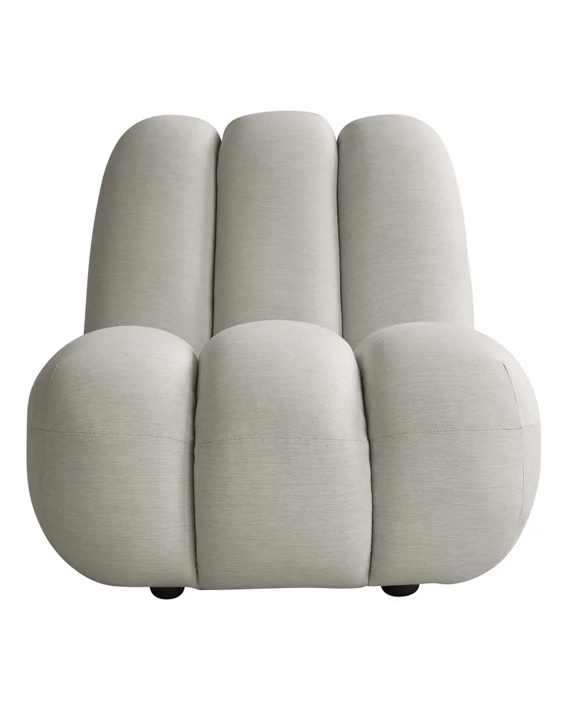101 Copenhagen Gepolsterter Sessel Toe - Grau - Schnell trocknender Schaumstoff - Designer Tommy Hyldahl 