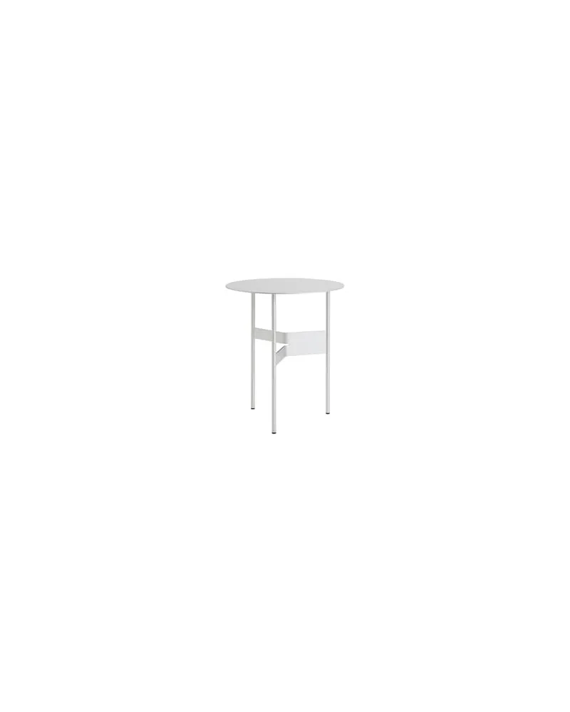 Hay Couchtisch Shim - Silber - thermolackierter Stahl - Designer Jonas Trampedach 