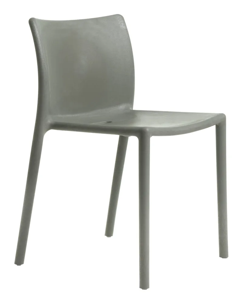Magis Stapelbarer Stuhl Air- - Grau - Recycelter Kunststoff - Designer Jasper Morrison 