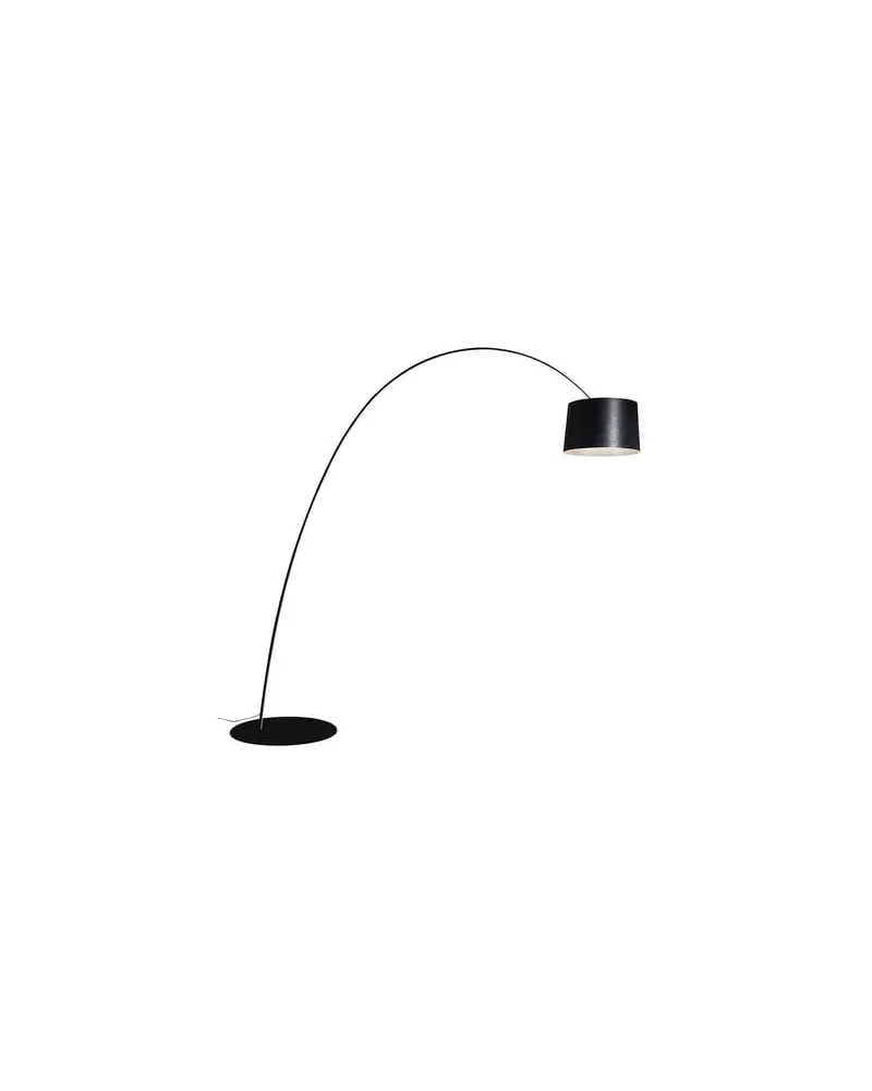 Foscarini Stehleuchte Twiggy - Schwarz - Verbund-Werkstoffe - Designer Marc Sadler 