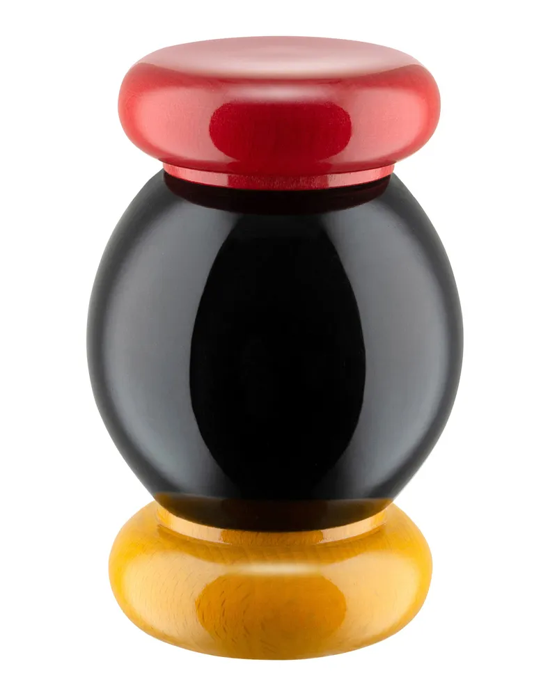 Alessi Salz- und Pfeffermühle Alessi 100 Values Collection - Rosa - FSC-zertifizierte gedrechselte Buche - Designer Ettore Sottsass 
