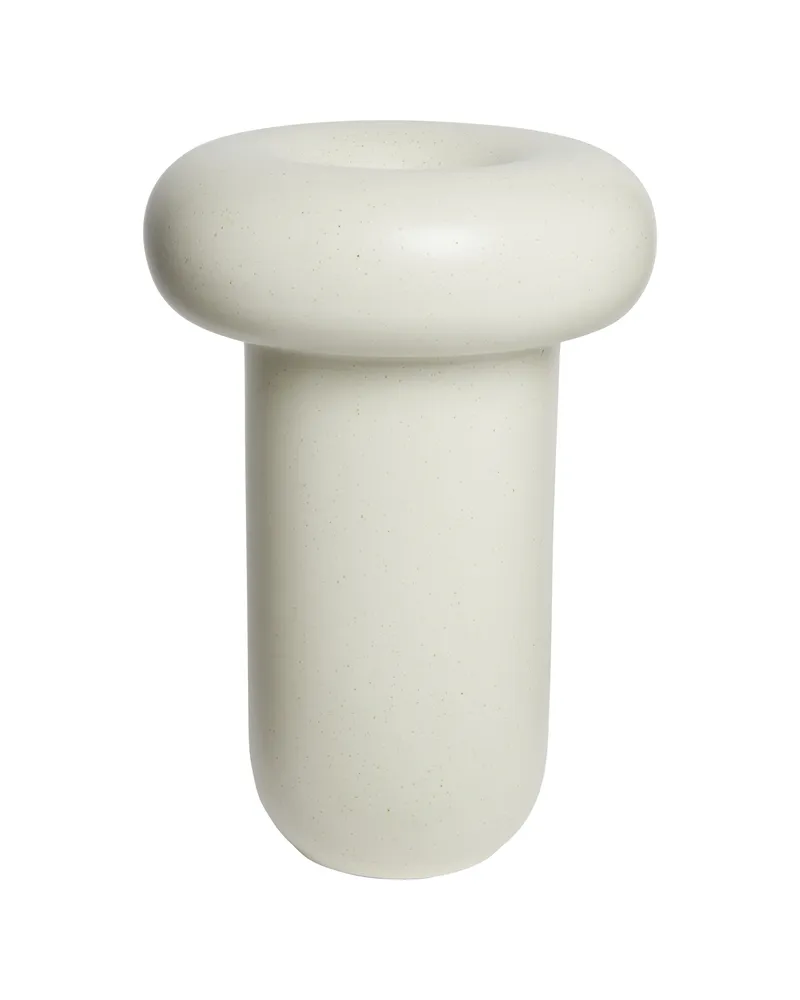 Toogood Vase Dough - Schwarz - emaillierter Sandstein - Designer Faye Toogood 