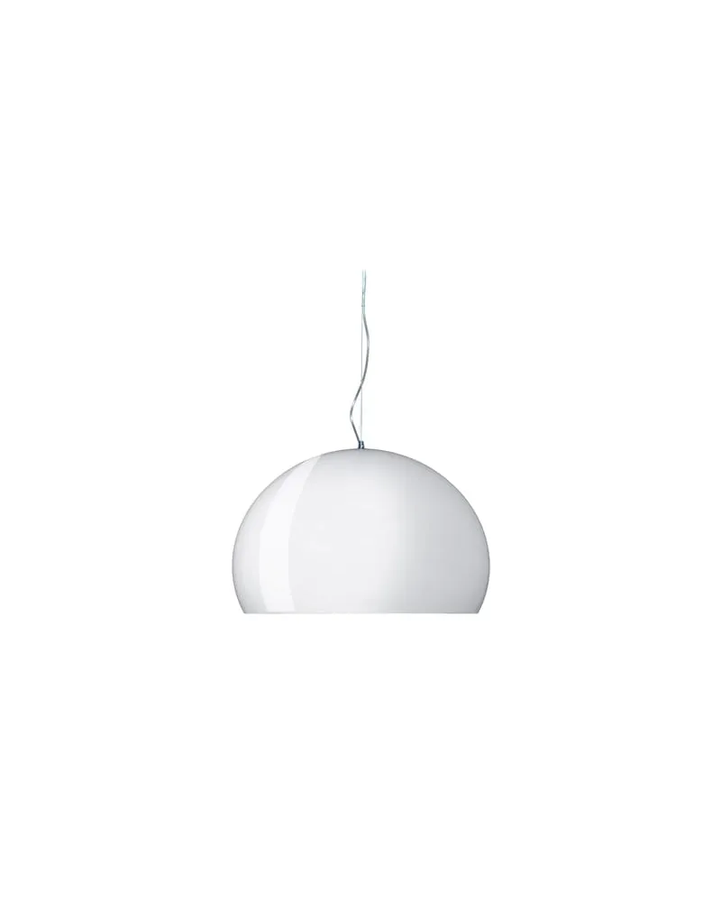 Kartell Pendelleuchte FL/Y - Weiß - PMMA - Designer Ferruccio Laviani 