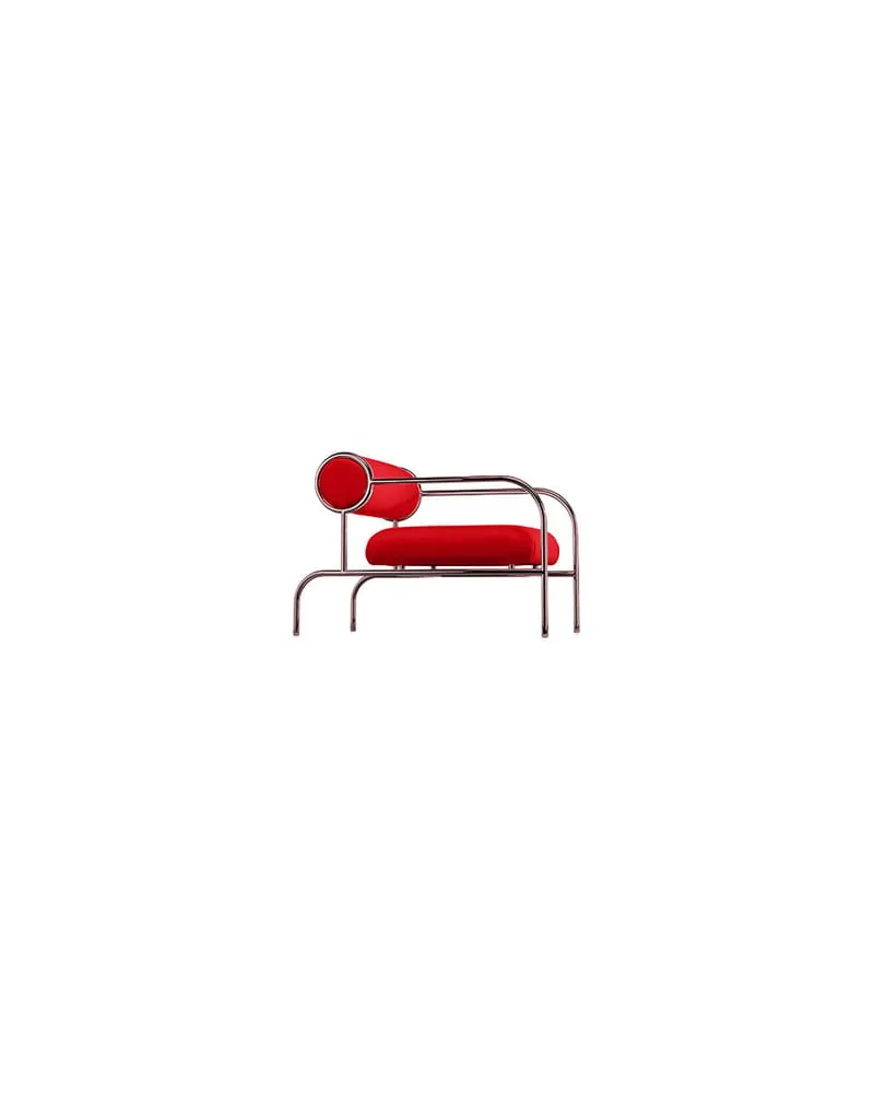Cappellini Gepolsterter Sessel Sofa with arms - Rot - Polyurethan-Schaum - Designer Shiro Kuramata 
