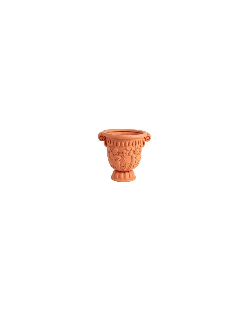 Seletti Blumentopf Magna Graecia - Orange - Terrakotta - Designer Antonio Aricò 