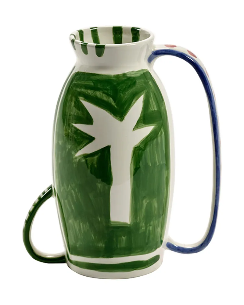Serax Vase Santiago De Borja - Bunt - emaillierter Sandstein - Designer Shurleey 