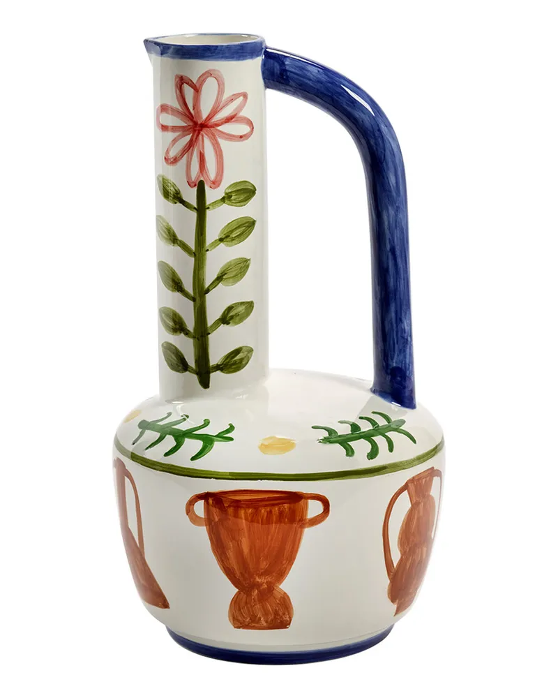 Serax Vase Santiago De Borja - Bunt - emaillierter Sandstein - Designer Shurleey 