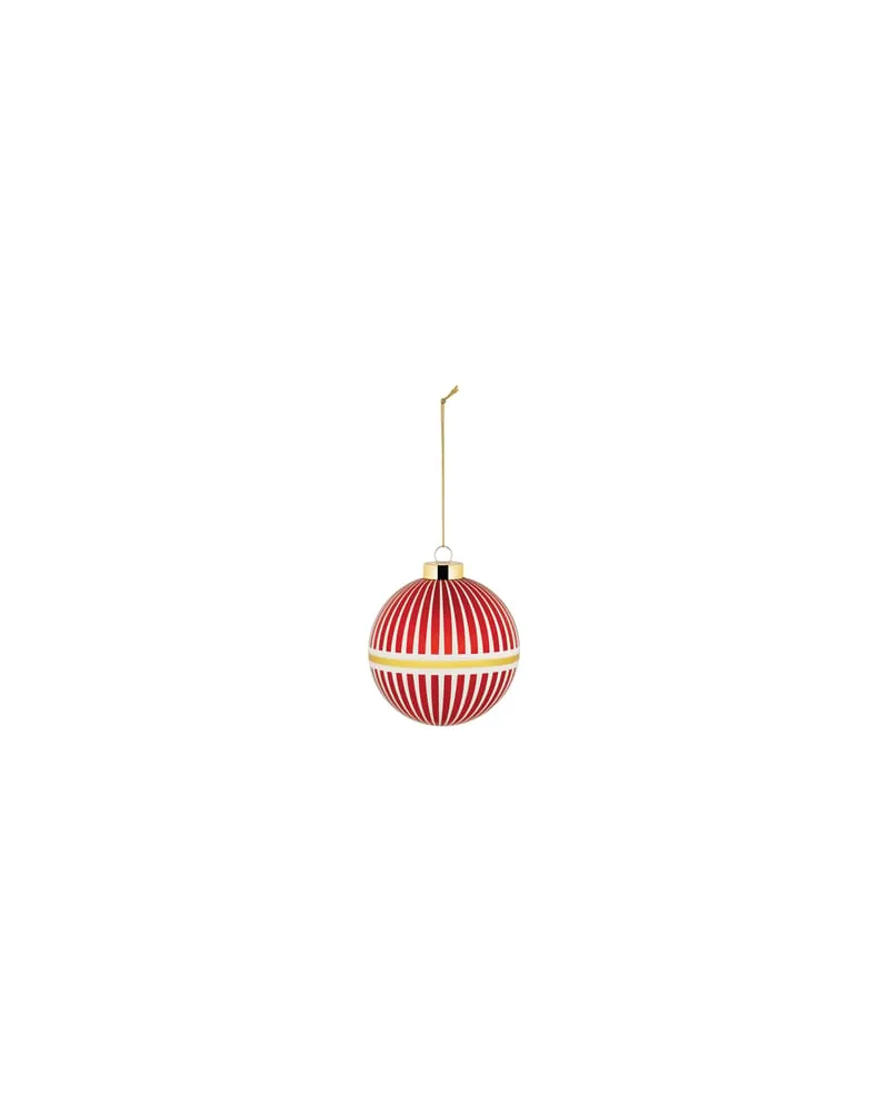 Alessi Weihnachtskugel Delight - Rot - mundgeblasenes Glas - Designer Nika Zupanc 