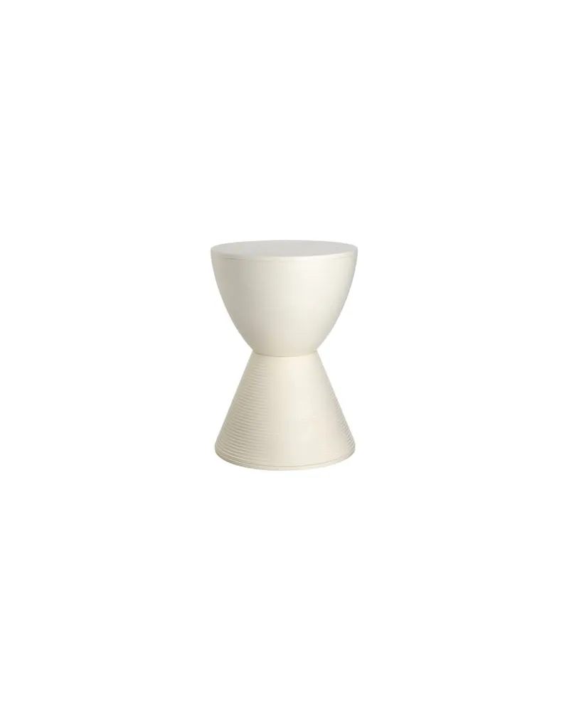 Kartell Hocker - Weiß - Polypropylen - Designer Philippe Starck 
