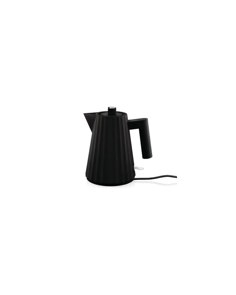 Alessi Wasserkocher Plissé - Schwarz - thermoplastisches Harz - Designer Michele de Lucchi 