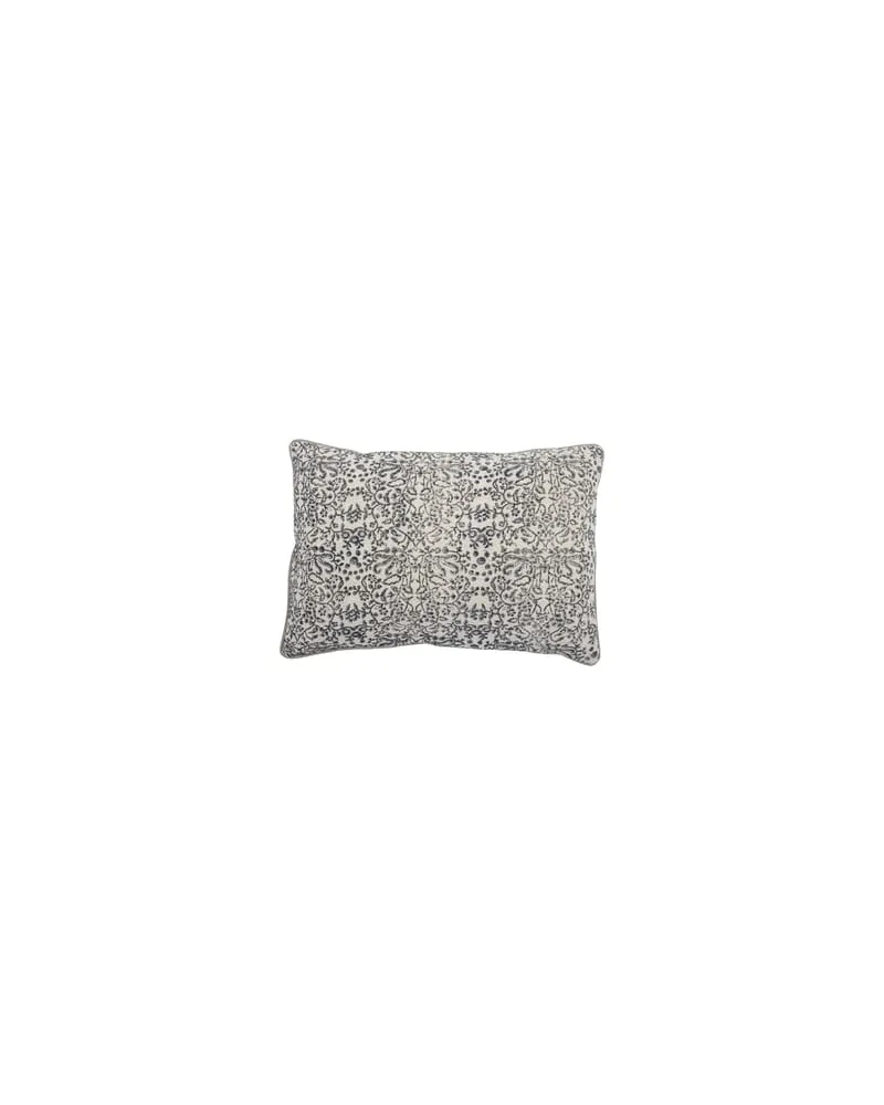 Bloomingville Kissen Coussin - Schwarz - Polyesterfaser 