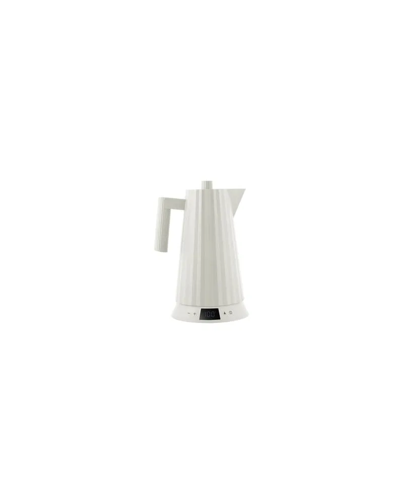 Alessi Wasserkocher Plissé - Weiß - thermoplastisches Harz - Designer Michele de Lucchi 