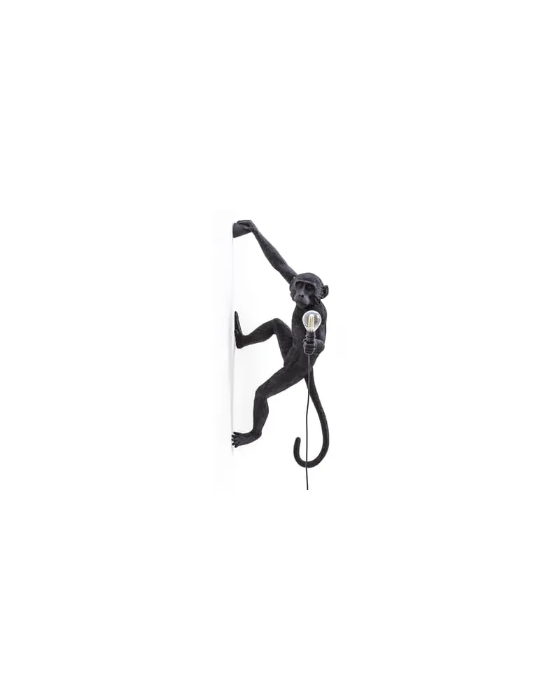 Seletti Outdoor-Wandleuchte mit Stecker Animaux - Schwarz - Harz - Designer Marcantonio 