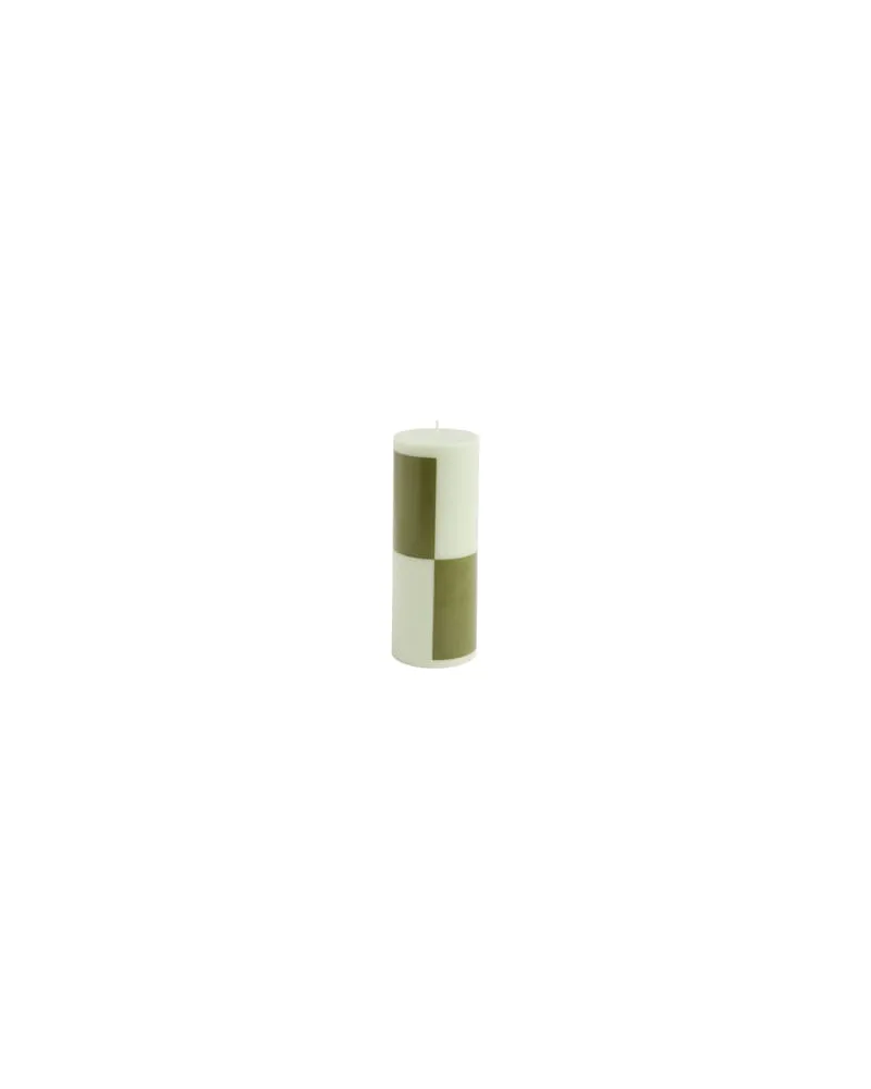 Hay Blockkerze Column - Bunt - Stearin 