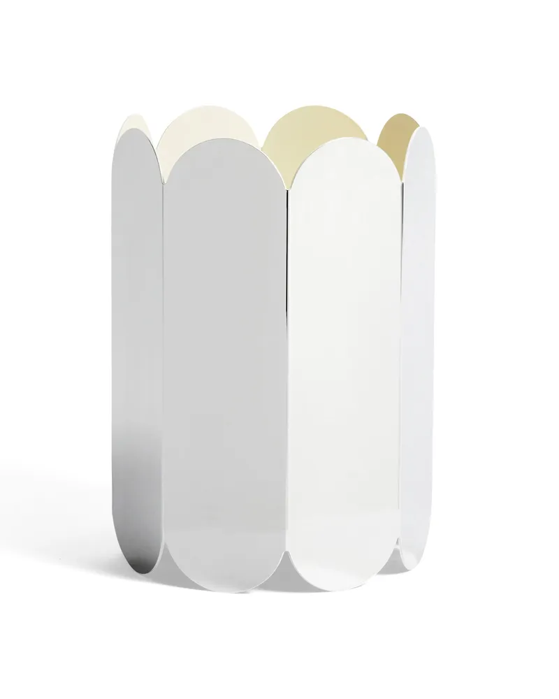 Hay Vase Arcs - Spiegel - rostfreier Stahl - Designer Muller Van Severen 
