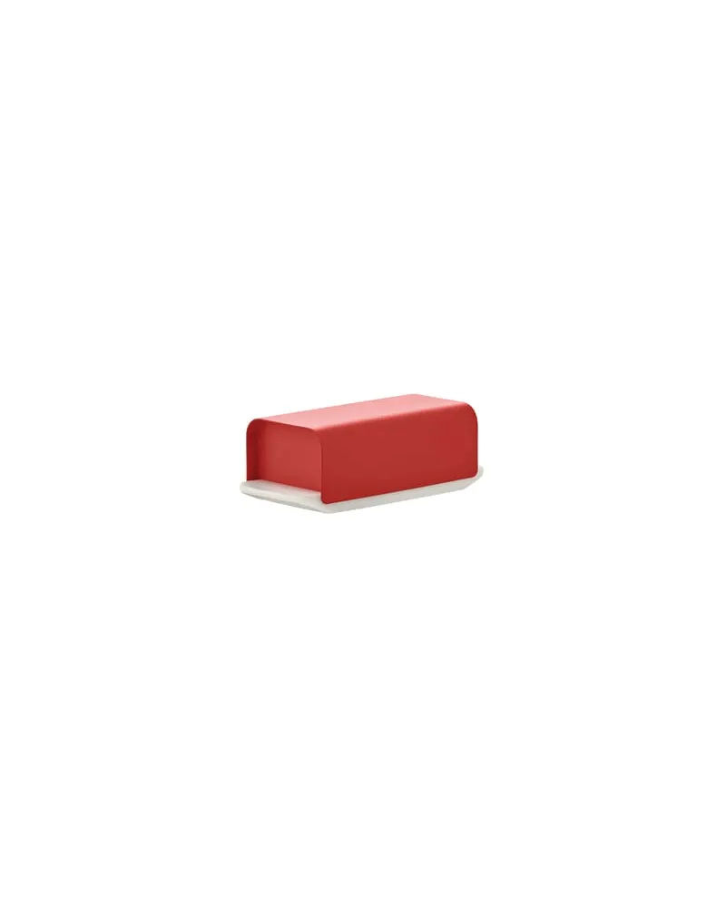 Alessi Butterdose Mattina - Rot - Porzellan - Designer Big Game 