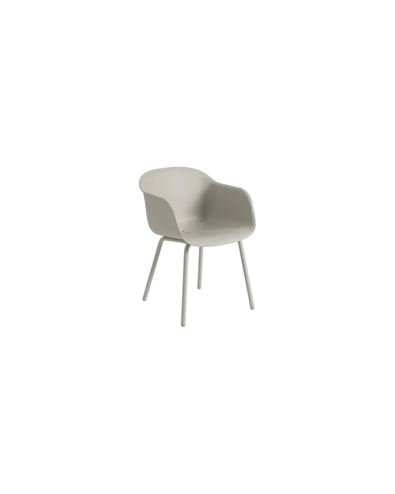 Muuto Sessel Fiber - Grau - thermolackierter Stahl - Designer Iskos-Berlin 