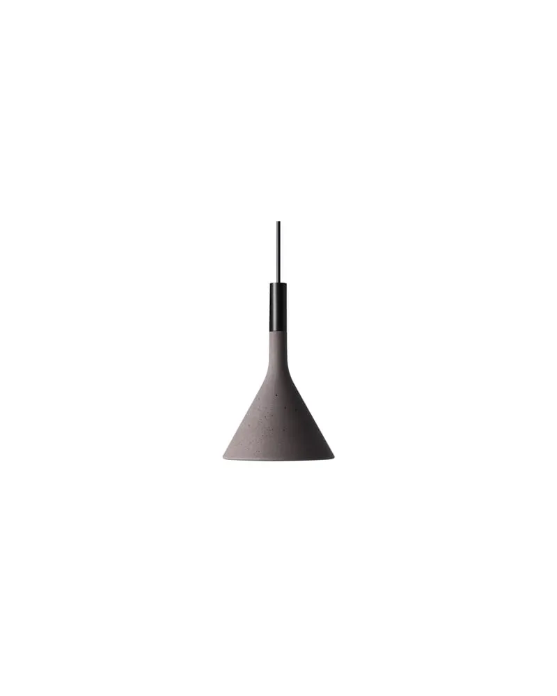 Foscarini Pendelleuchte Aplomb - Braun - Zement - Designer Paolo Lucidi 