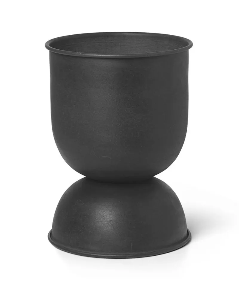 ferm LIVING Blumentopf Hourglass - Silber - Aluminium - Designer Trine Andersen 