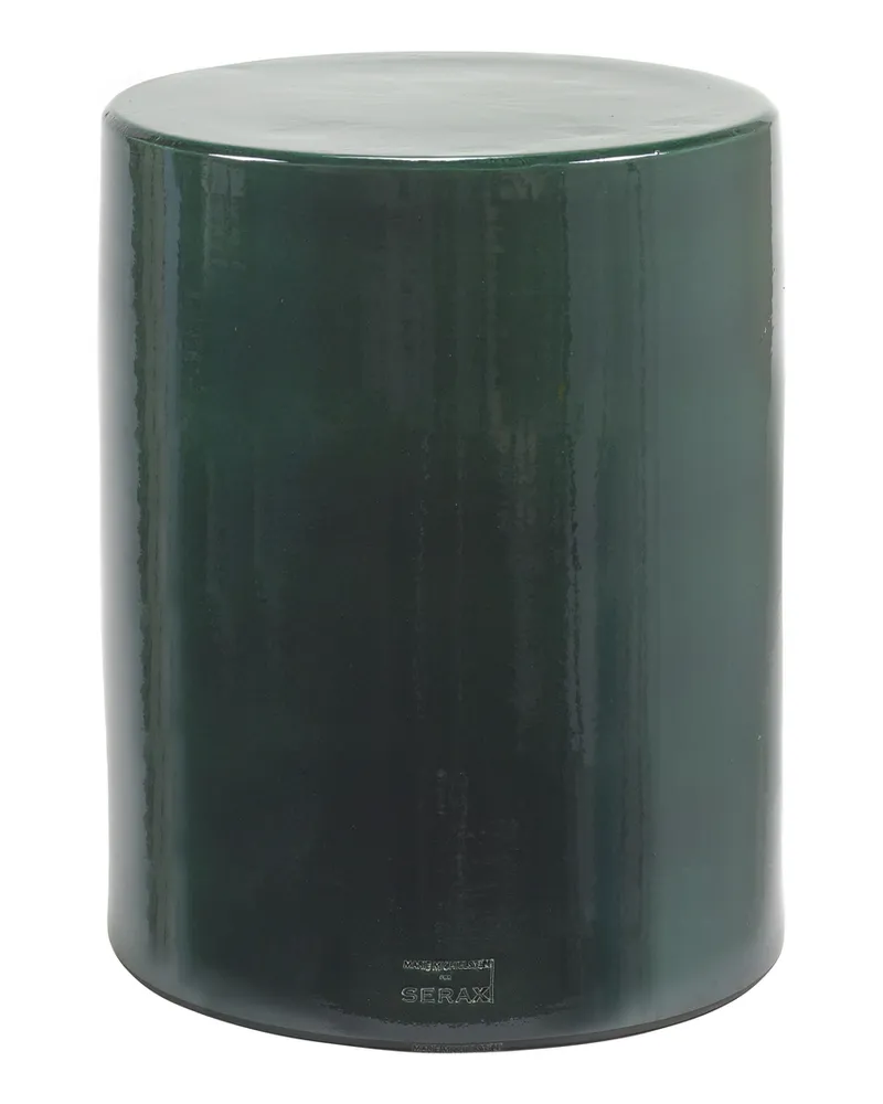 Serax Hocker Pawn - Grün - emaillierter Sandstein - Designer Marie Michielssen 
