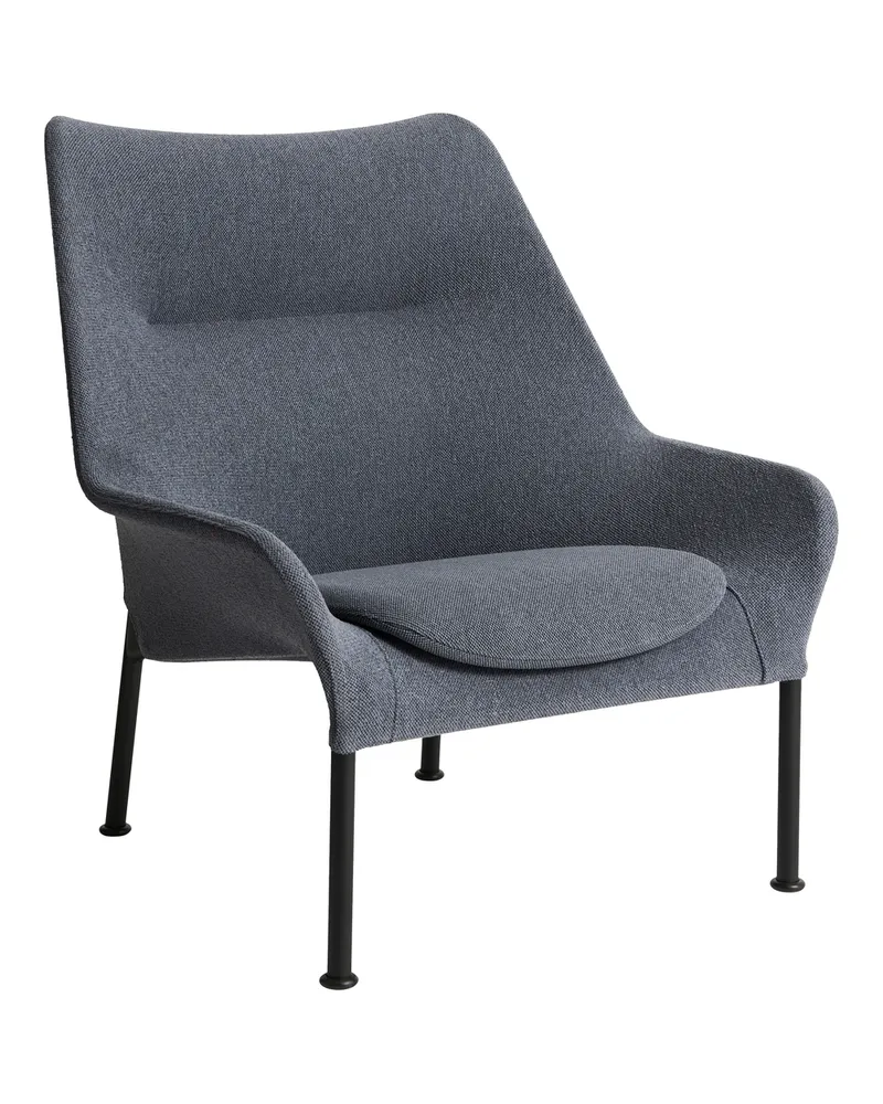 Hay Lounge-Sessel O2 - Grau - Selbsttragender Stoff - Designer Jonas Forsman 