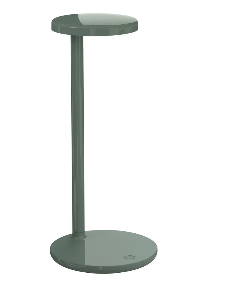Flos Tischleuchte Oblique - Braun - Gegossenes Aluminium - Designer Vincent Van Duysen 