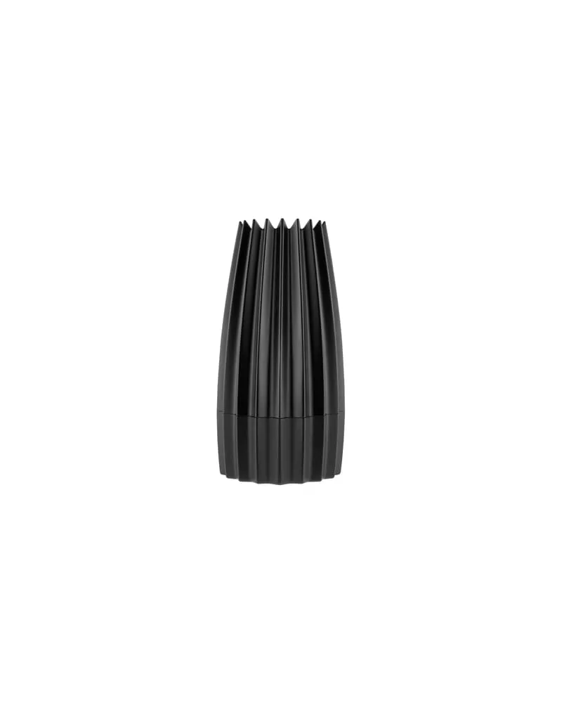 Alessi Gewürzmühle Gring - Schwarz - Gussaluminium - Designer William Alsop 