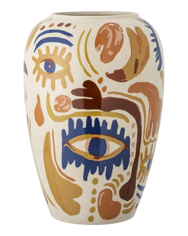 Bloomingville Vase Horus - Orange - Sandstein 