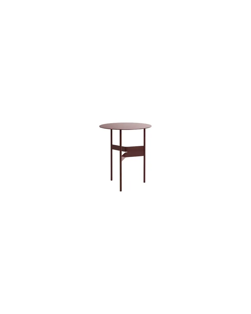 Hay Couchtisch Shim - Rot - thermolackierter Stahl - Designer Jonas Trampedach 
