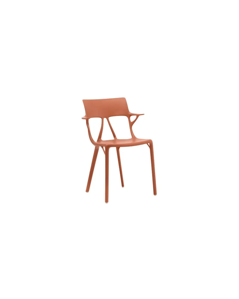 Kartell Sessel A. I - Orange - Recyceltes thermoplast. Technopolymer - Designer Philippe Starck 