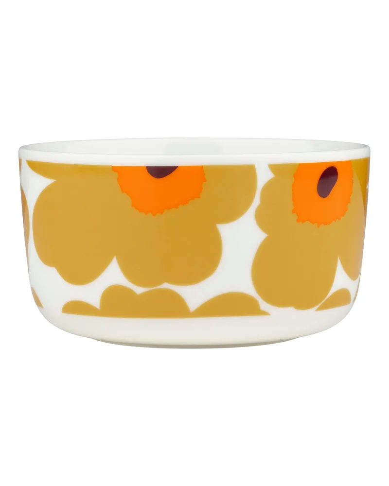 Marimekko Schale Kukasta Kukkaan - Bunt - Sandstein - Designer Erja Hirvi 