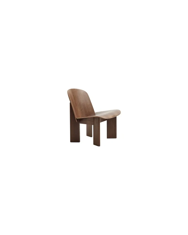 Hay Sessel Chisel - Holz natur - Nußbaumfurnier - Designer Andreas Bergsaker 