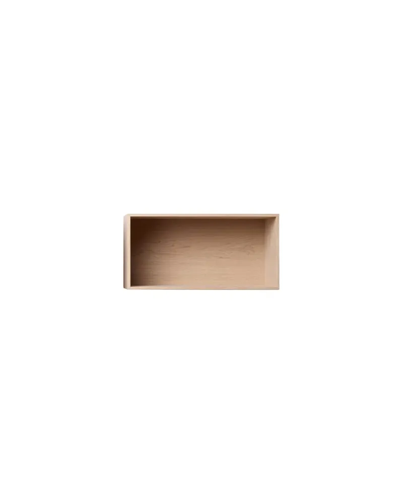 Muuto Regal Mini Stacked 2.0 - Holz natur - MDF Eichenfurnier - Designer Julien De Smedt 