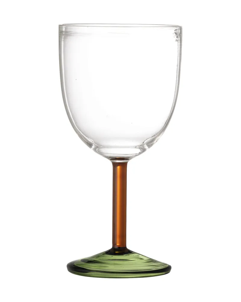 Bloomingville Weinglas Martine - Grün - Glas 