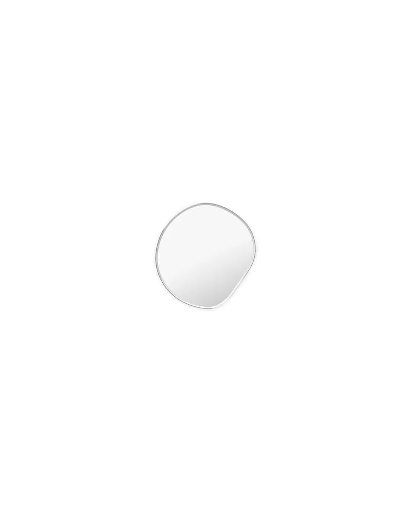ferm LIVING Wandspiegel Pond - Metall - Zink verchromt 