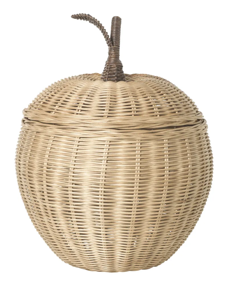 ferm LIVING Korb Kids - Holz natur - Rattan - Designer Trine Andersen 