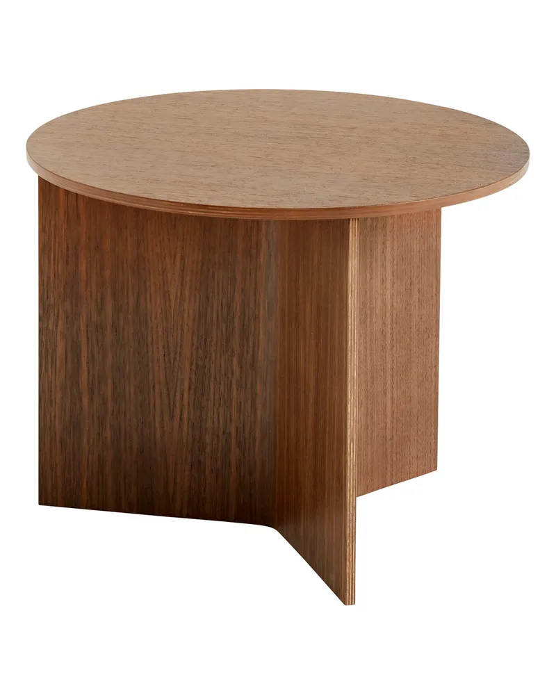 Hay Beistelltisch Slit - Holz natur - Nussbaumfurnier - Designer Hay Studio 