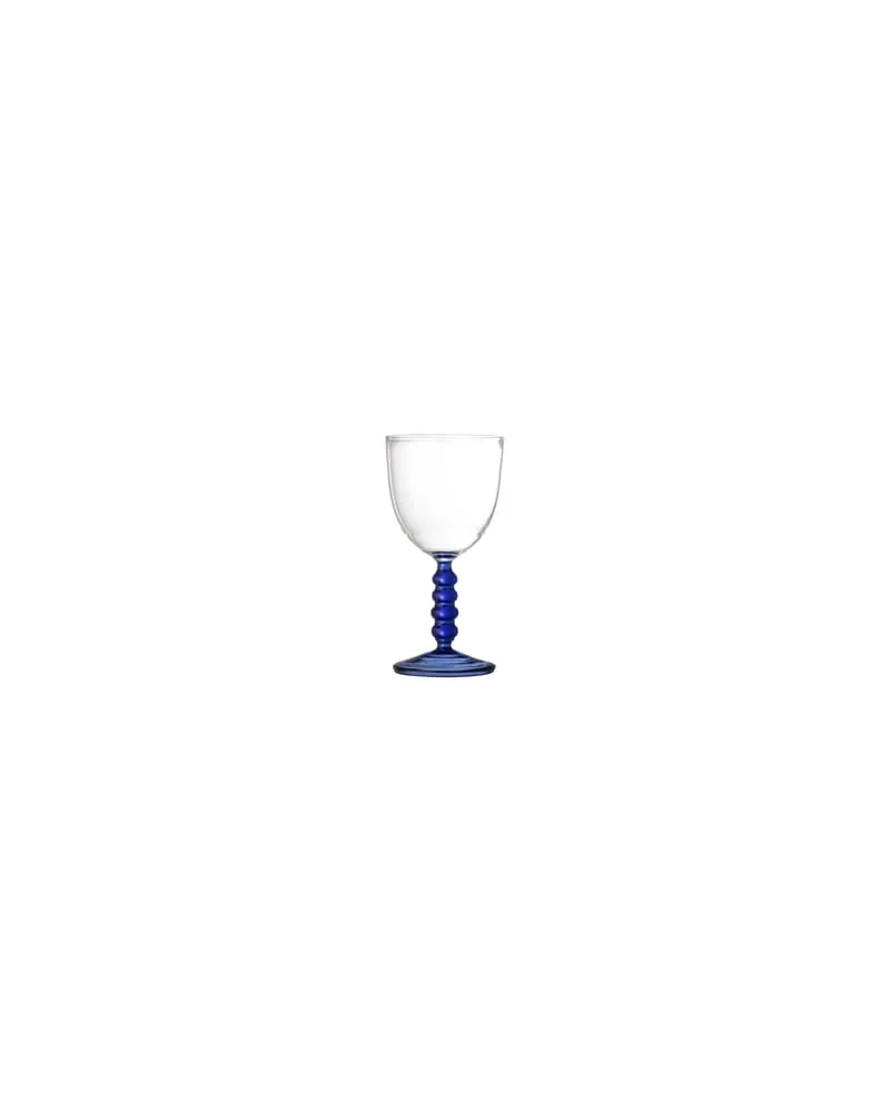 Bloomingville Weinglas Noemi - Blau - Glas 
