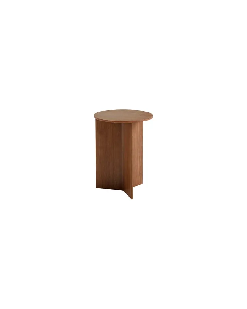 Hay Beistelltisch Slit - Holz natur - Nussbaumfurnier - Designer Hay Studio 