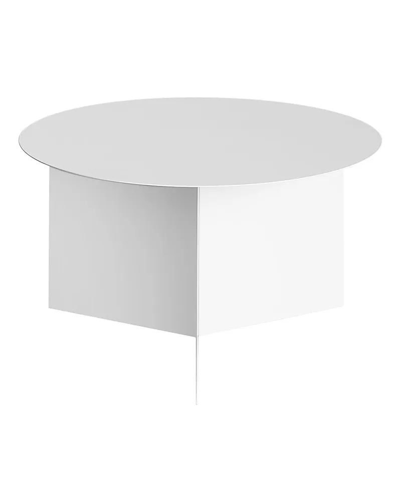 Hay Couchtisch Slit - Weiß - Epoxid-lackierter Stahl - Designer Hay Studio 