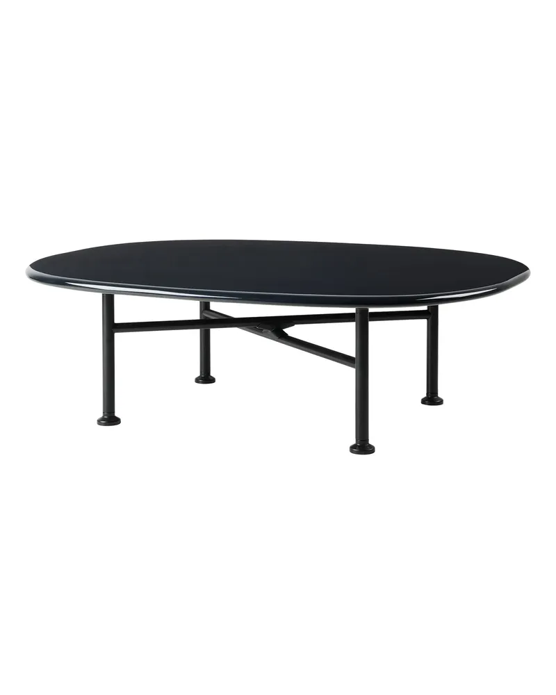 Gubi Couchtisch Carmel - Schwarz - emaillierter Sandstein - Designer OEO Studio 