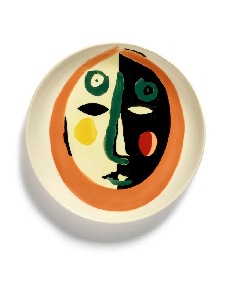 Serax Glasteller Feast - Bunt - emaillierter Sandstein - Designer Ivo Bisignano 