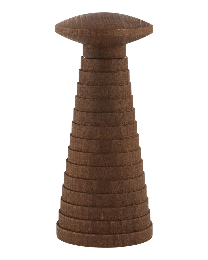 Alessi Gewürzmühle Yucatan - Braun - gefärbte Buche - Designer Michele de Lucchi 