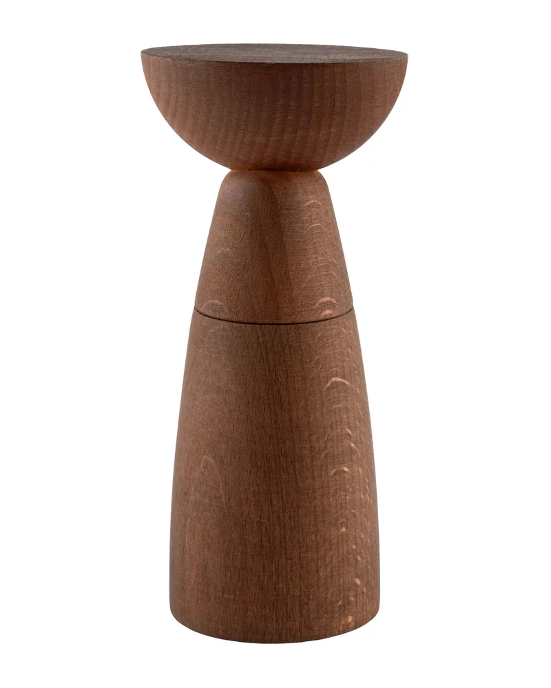 Alessi Gewürzmühle Yucatan - Braun - gefärbte Buche - Designer Michele de Lucchi 