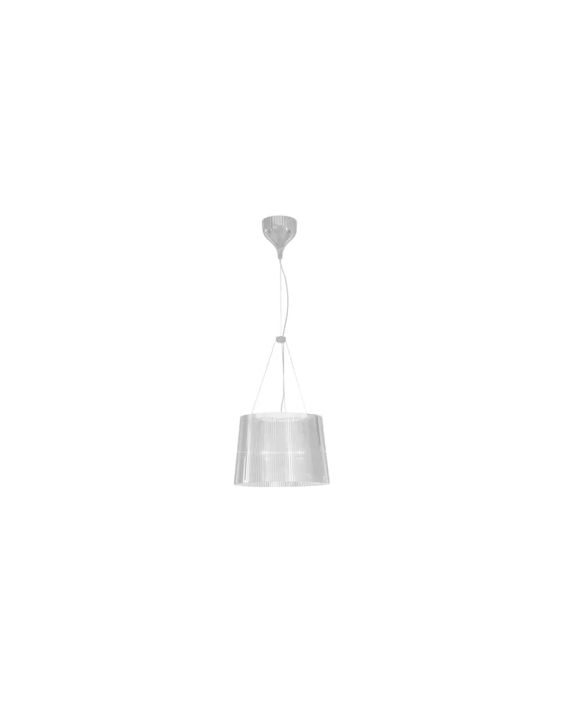 Kartell Pendelleuchte E - Transparent - Polycarbonat 2.0 - Designer Ferruccio Laviani 